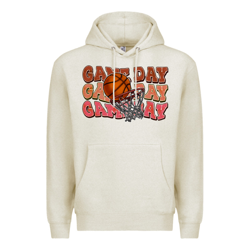 Game Day Game Day Game Day Basketball Premium Hoodie by NancyCooperArtShop | Teevron