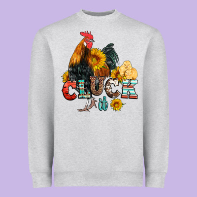 Cluck It Coop Animals Hen And Chick Aztec Serape Leopard Heavyweight Sweatshirt Designed By Artiststas