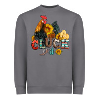 Storm cluck it coop animals hen and chick aztec serape leopard Heavyweight Sweatshirt - Artiststas