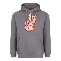 Storm Floral Argyle Peace Sign Heavyweight Hoodie - Jasminsmagicworld