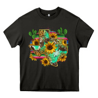 Asphalt texas map Heavy Core Tee - Zillion Design Studio