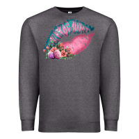 Charcoal Heather Eared Turquoise Pink Easter Lips Premium Sweatshirt - Bettercallsaul
