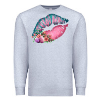 Heather Grey Eared Turquoise Pink Easter Lips Premium Sweatshirt - Bettercallsaul