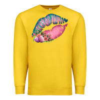Lemon Eared Turquoise Pink Easter Lips Premium Sweatshirt - Bettercallsaul