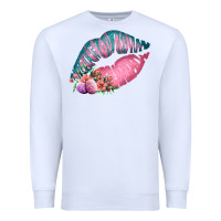 White Eared Turquoise Pink Easter Lips Premium Sweatshirt - Bettercallsaul