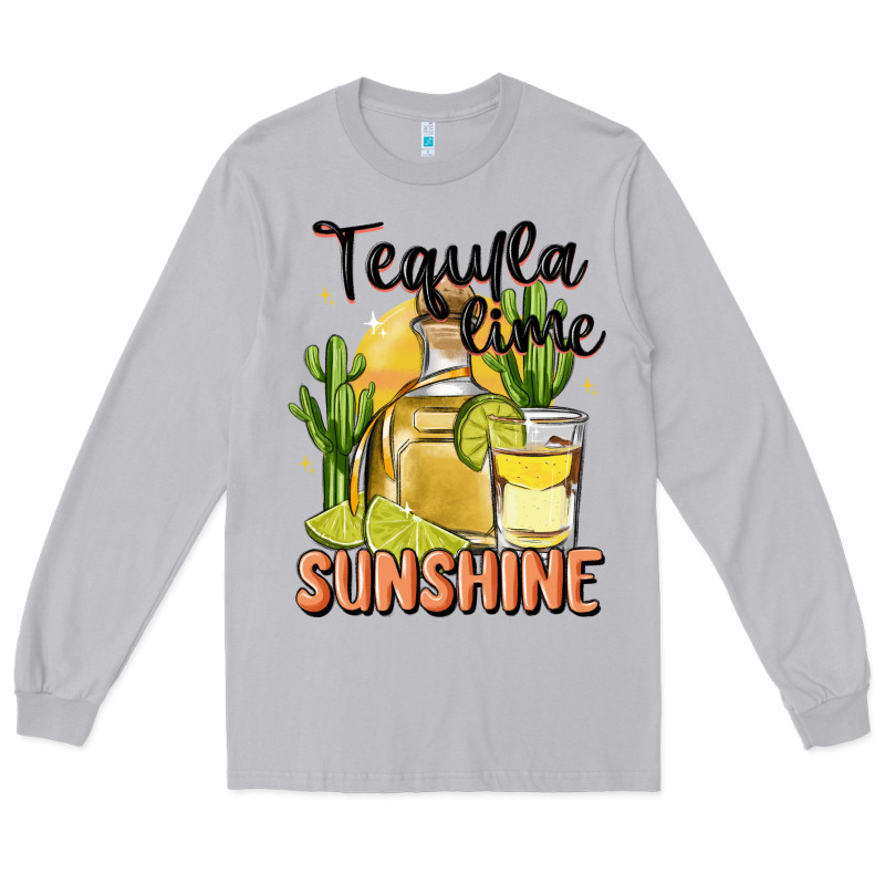 Tequila Lime Sunshine Long Sleeve Tee by MaliasSmallBusiness | Teevron