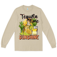 Mushroom tequila lime sunshine Long Sleeve Tee - MaliasSmallBusiness