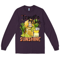 Plum tequila lime sunshine Long Sleeve Tee - MaliasSmallBusiness