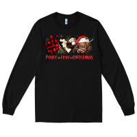 Black peace love christmas Long Sleeve Tee - JahusDesignShop