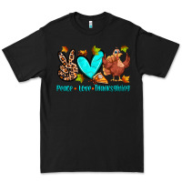 Black peace love thanksgiving Premium Tee - Zillion Design Studio