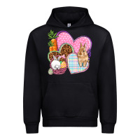 Black Easter hearts Easter Day Urban Hoodie - HowdyJamesFarm