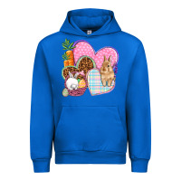 Cobalt Easter hearts Easter Day Urban Hoodie - HowdyJamesFarm