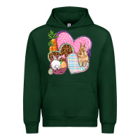 Foreset Green Easter hearts Easter Day Urban Hoodie - HowdyJamesFarm