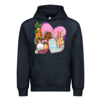 Navy Easter hearts Easter Day Urban Hoodie - HowdyJamesFarm