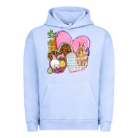 Pigment Grape Ice Easter hearts Easter Day Urban Hoodie - HowdyJamesFarm