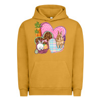 Pigment Peanut Butter Easter hearts Easter Day Urban Hoodie - HowdyJamesFarm