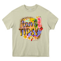 Mossy tan tipsy summer Heavy Core Tee - texasbilliewilder