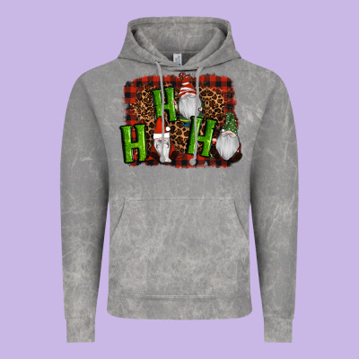 Ho Ho Ho Gnomes Christmas Vintage Hoodie Designed By Ranaportraitstore