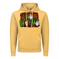 Vintage Mustard ho ho ho gnomes christmas Vintage Hoodie - RanaPortraitStore