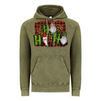 Vintage Olive ho ho ho gnomes christmas Vintage Hoodie - RanaPortraitStore