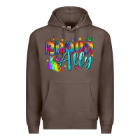 Coffee Proud ally Premium Hoodie - NancyCooperArtShop