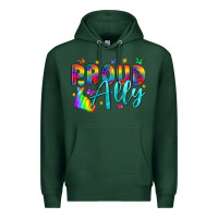 Sports Green Proud ally Premium Hoodie - NancyCooperArtShop