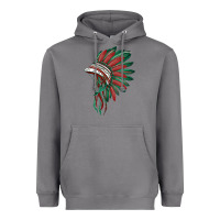 Storm american flag indian headdress Heavyweight Hoodie - BarkalooDesign