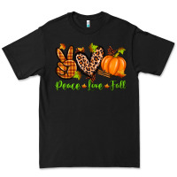 Black peace love fall Premium Tee - Zillion Design Studio