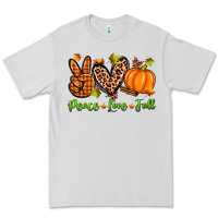 Dove Grey peace love fall Premium Tee - Zillion Design Studio