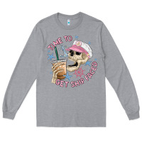 Heather Grey time to get ship faced Long Sleeve Tee - MaliasSmallBusiness