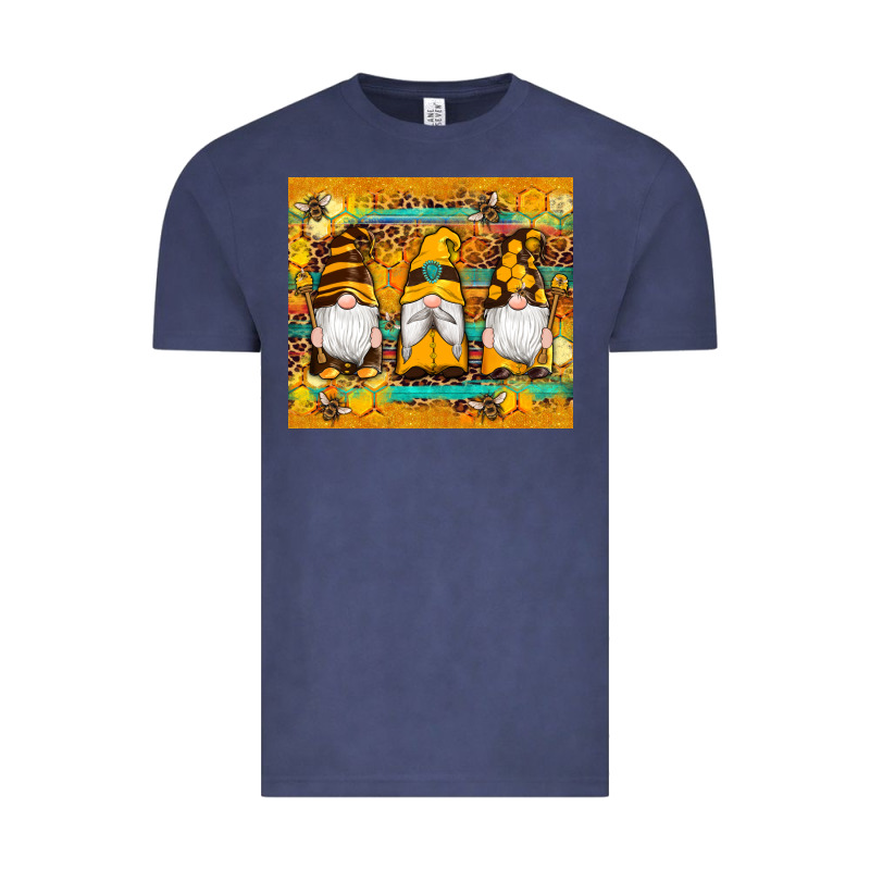 Western Bee Gnomes  Honeycomb  Leopard Turquoise Wooden Serape Vintage Tee by Artiststas | Teevron