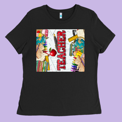 Teacher Ladies Tee Designed By Zillion Design Studio