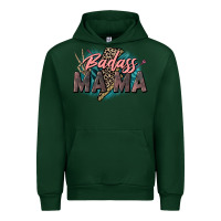 Forest Green Badass Mama Mother's Day png sublimation design do Urban Hoodie - CowGirlArtShop