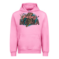 Fuchsia Pink Badass Mama Mother's Day png sublimation design do Urban Hoodie - CowGirlArtShop