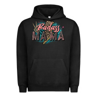 Pigment Black Badass Mama Mother's Day png sublimation design do Urban Hoodie - CowGirlArtShop