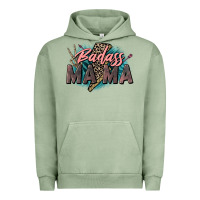 Pigment Oil Green Badass Mama Mother's Day png sublimation design do Urban Hoodie - CowGirlArtShop