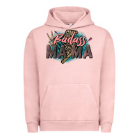Pigment Salmon Badass Mama Mother's Day png sublimation design do Urban Hoodie - CowGirlArtShop