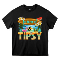 Black tanned and tipsy Heavy Core Tee - texasbilliewilder