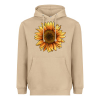 Mushroom sunflower Heavyweight Hoodie - BarkalooDesign