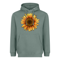 Sage sunflower Heavyweight Hoodie - BarkalooDesign