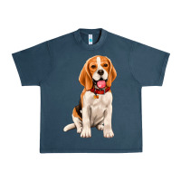 Midnight Navy beagle Urban Heavy Tee - Artiststas