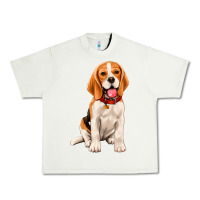 Pistachio beagle Urban Heavy Tee - Artiststas