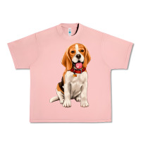 Salmon beagle Urban Heavy Tee - Artiststas