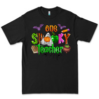 Black one spooky teacher Premium Tee - Zillion Design Studio