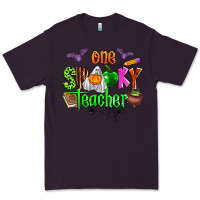 Plum one spooky teacher Premium Tee - Zillion Design Studio