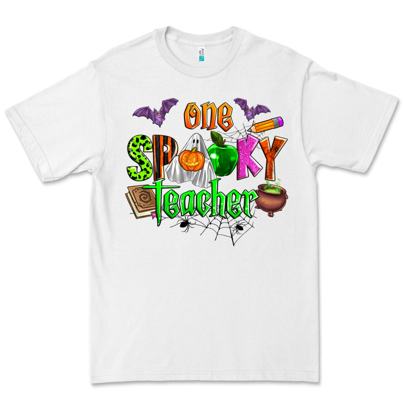One Spooky Teacher Premium Tee by Zillion Design Studio | Teevron