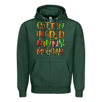 Sports Green cotton headed ninny muggins Zipper Hoodie - MaliasSmallBusiness