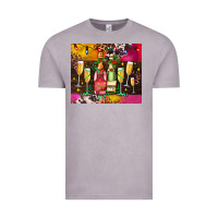 Vintage Zinc Christmas champagne bottles and Vintage Tee - AdoDesignShop