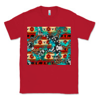 Red aztec leopard cowhide turquoise Classic Tee - BarkalooDesign