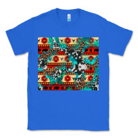 True Royal aztec leopard cowhide turquoise Classic Tee - BarkalooDesign